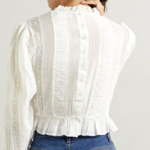Doen White Lace Blouse
